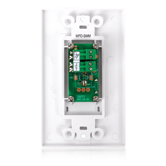 AtlasIED WPD-SWM Wall Plate Push Button Switch, Momentary Contact Closure