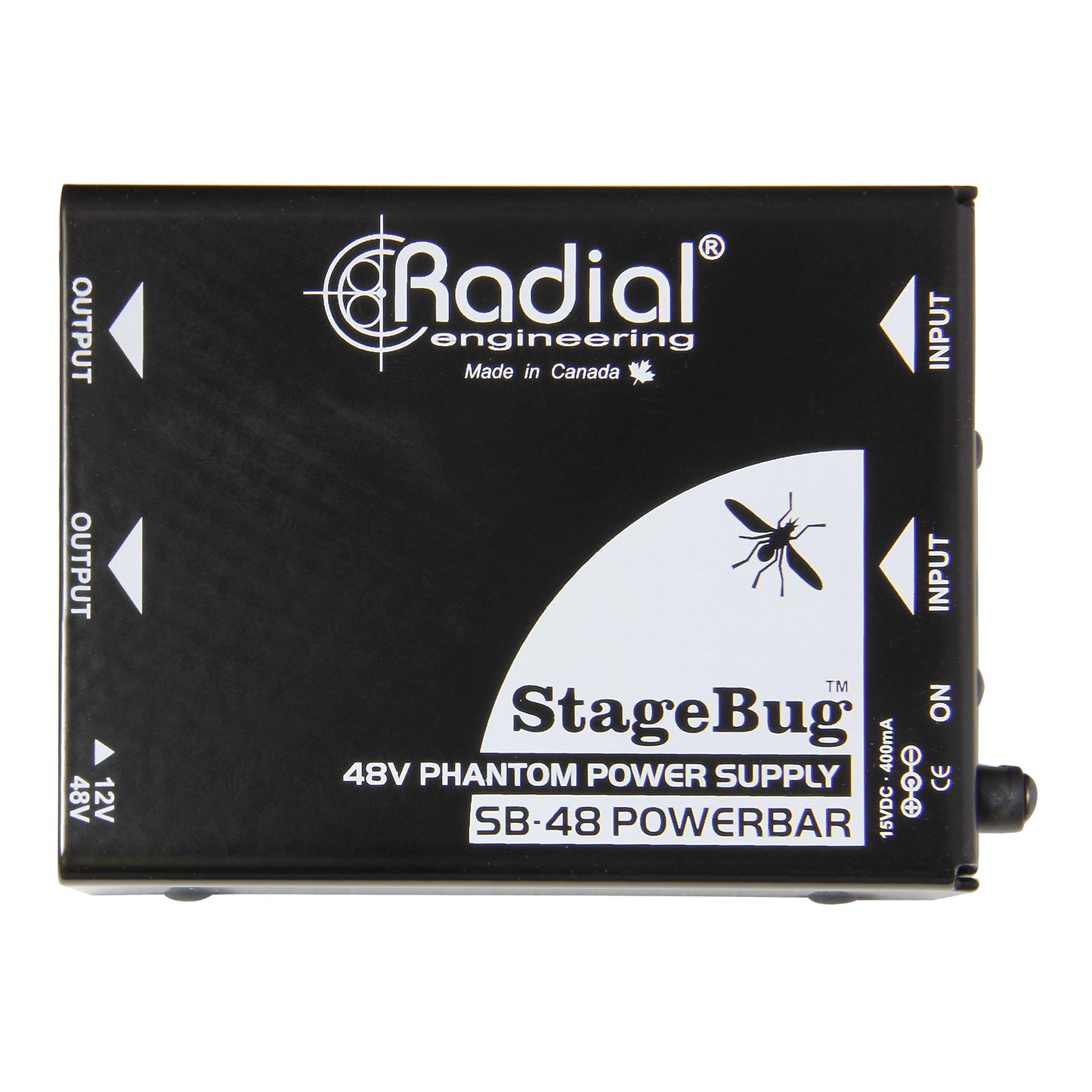 Radial StageBug SB-48 Phantom Power Supply