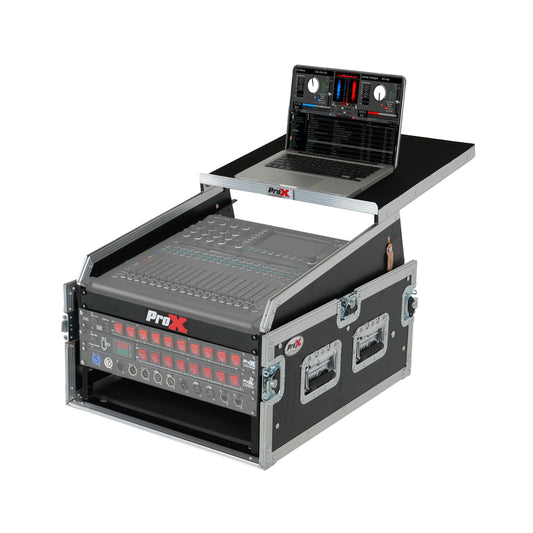 ProX T-6MRSS13ULT 13U Top 6U Front Combo Rack Flight Case