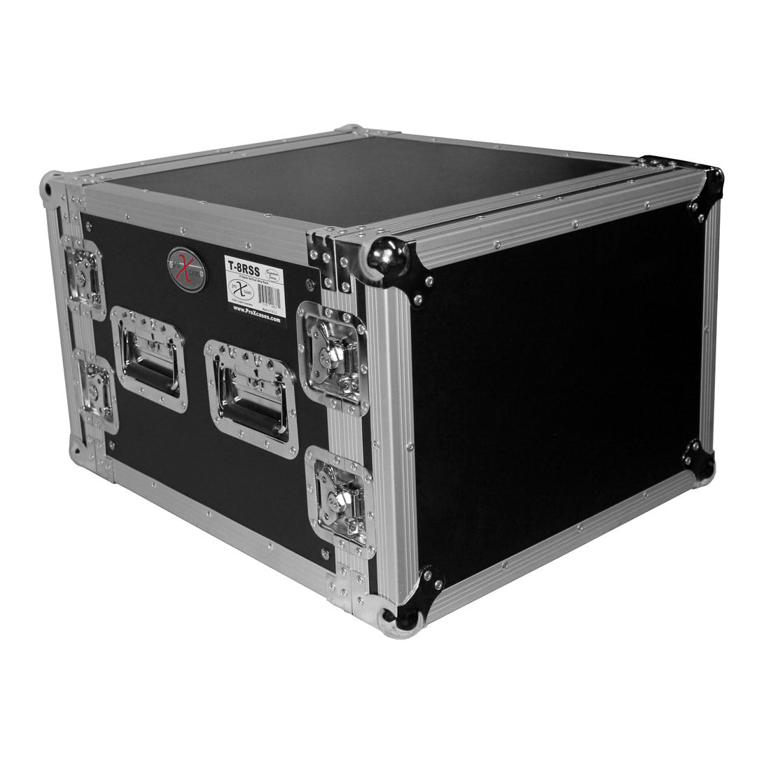 ProX T-8RSS 8U Space Amp Rack Mount ATA Flight Case 19" Depth