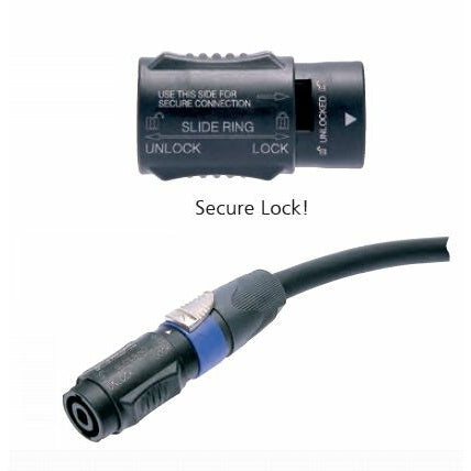 Neutrik NL4MMX speakON Adapter Lockable 4 Pole Male