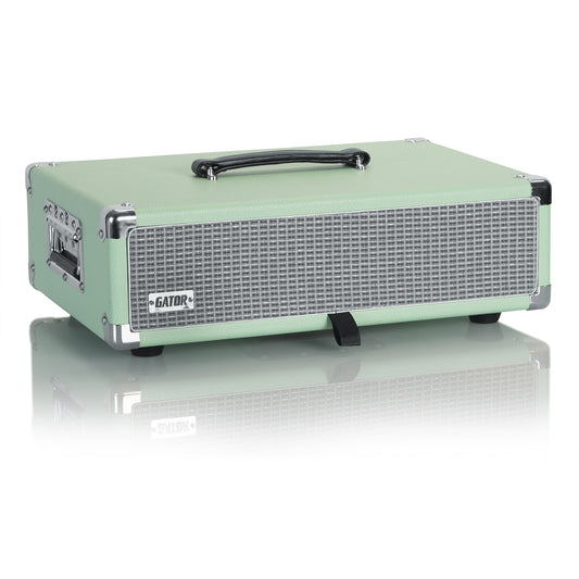 Gator GR-RETRORACK-2SG Vintage Amp Vibe Rack Case 2U | Seafoam Green