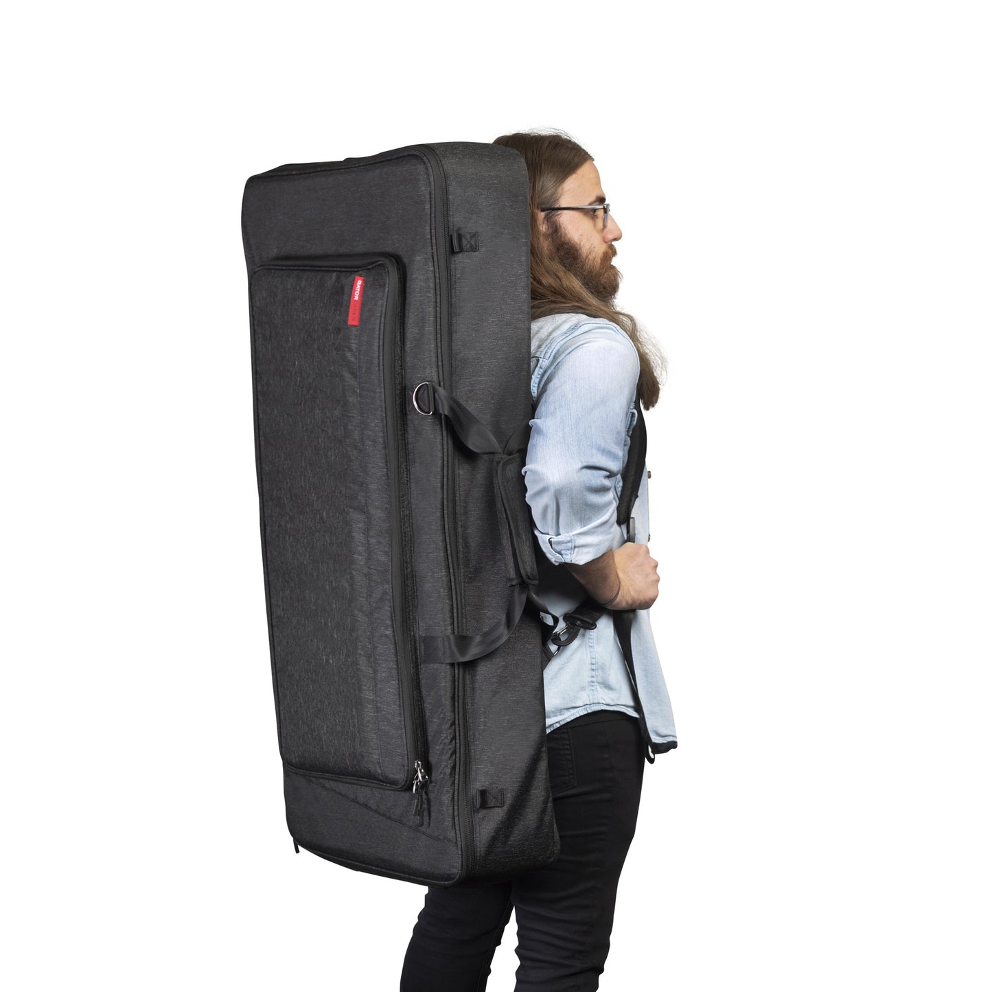 Gator GTK61SL-BLK Transit 61-Note Slim Keyboard Gig Bag | Black