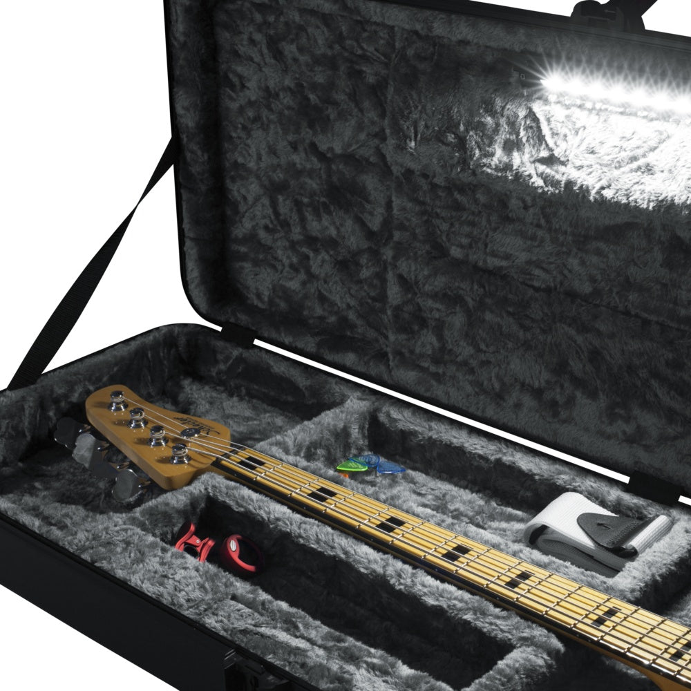 Gator GTSA-GTRBASS-LED TSA ATA Molded Bass Guitar Case With LED