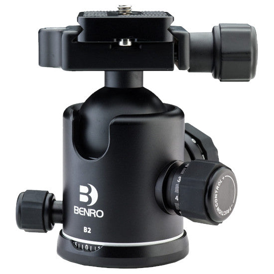Benro B2 Triple Action Ballhead with PU60 Plate side