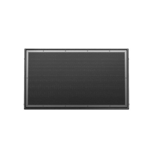 Bose ArenaMatch AM40 outdoor speaker front view with perforated metal grille on black enclosure