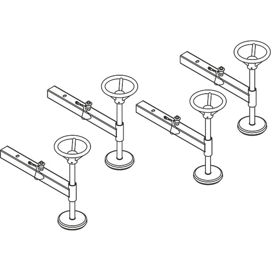 dBTechnologies EFK-1 Extension Feet Kit, Pack of 4