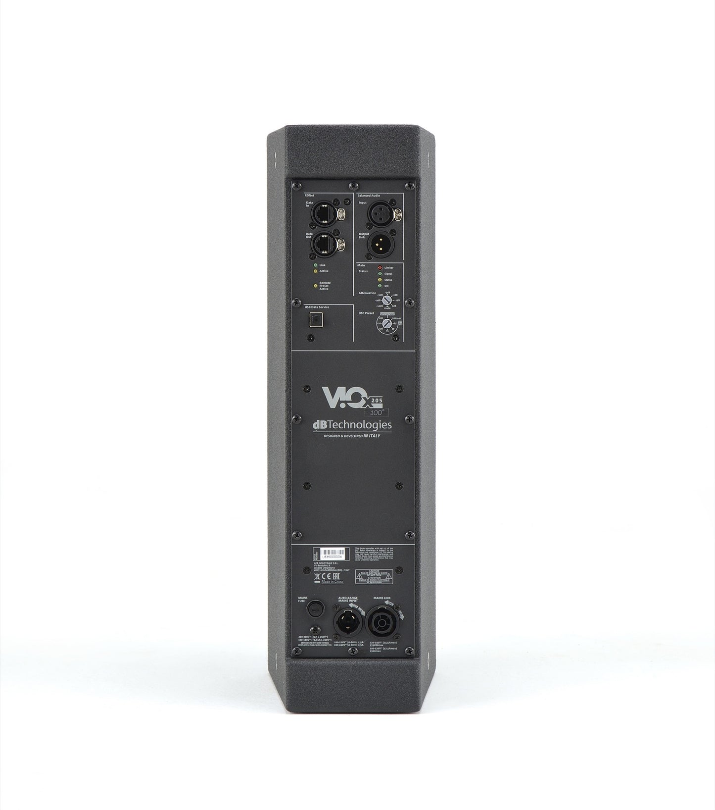 dbTechnologies VIO X205-100 Directivity: 100° x 100° Loudspeaker