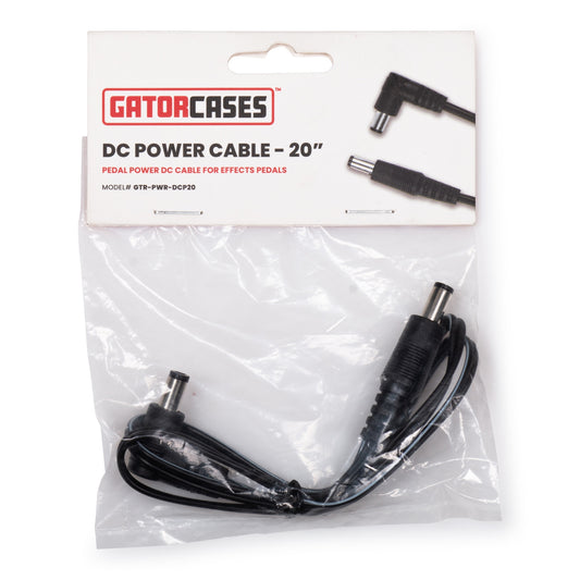 Gator GTR-PWR-DCP20 Pedal Power DC Cable | 20"