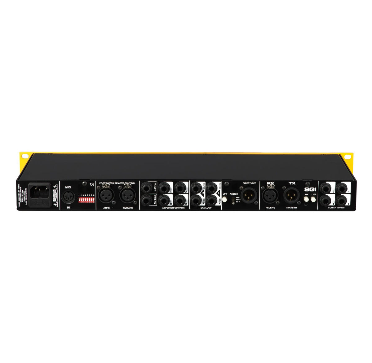 Radial JX44 V2 Concert Touring Guitar & Amp Signal Manager back