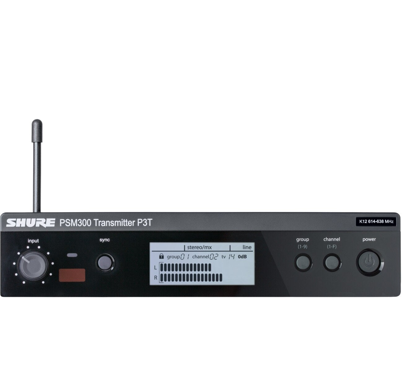 Shure P3T Wireless Transmitter | Frequency: G20 (488-512 MHz