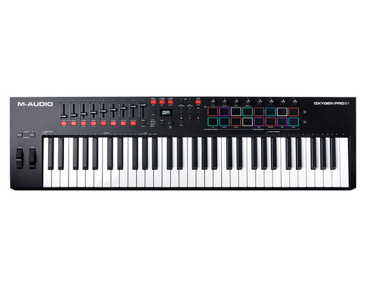 M-Audio Oxygen Pro 61 61-Key USB Powered MIDI Controller top