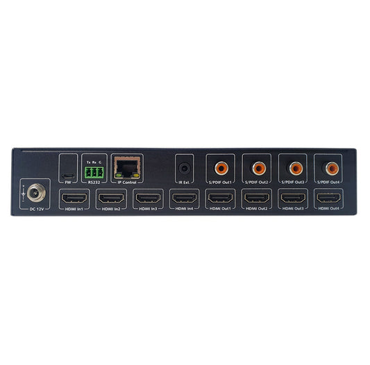 Alfatron Electronics MUK44N 4x4 Compact HDMI Matrix Switcher back