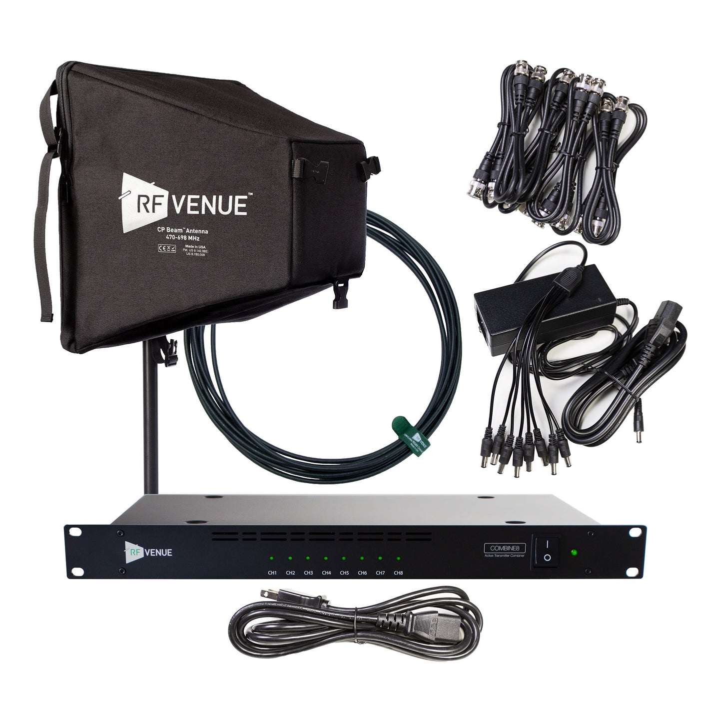 RF Venue COMB8CPB 8-Channel In-Ear Monitor Upgrade Pack
