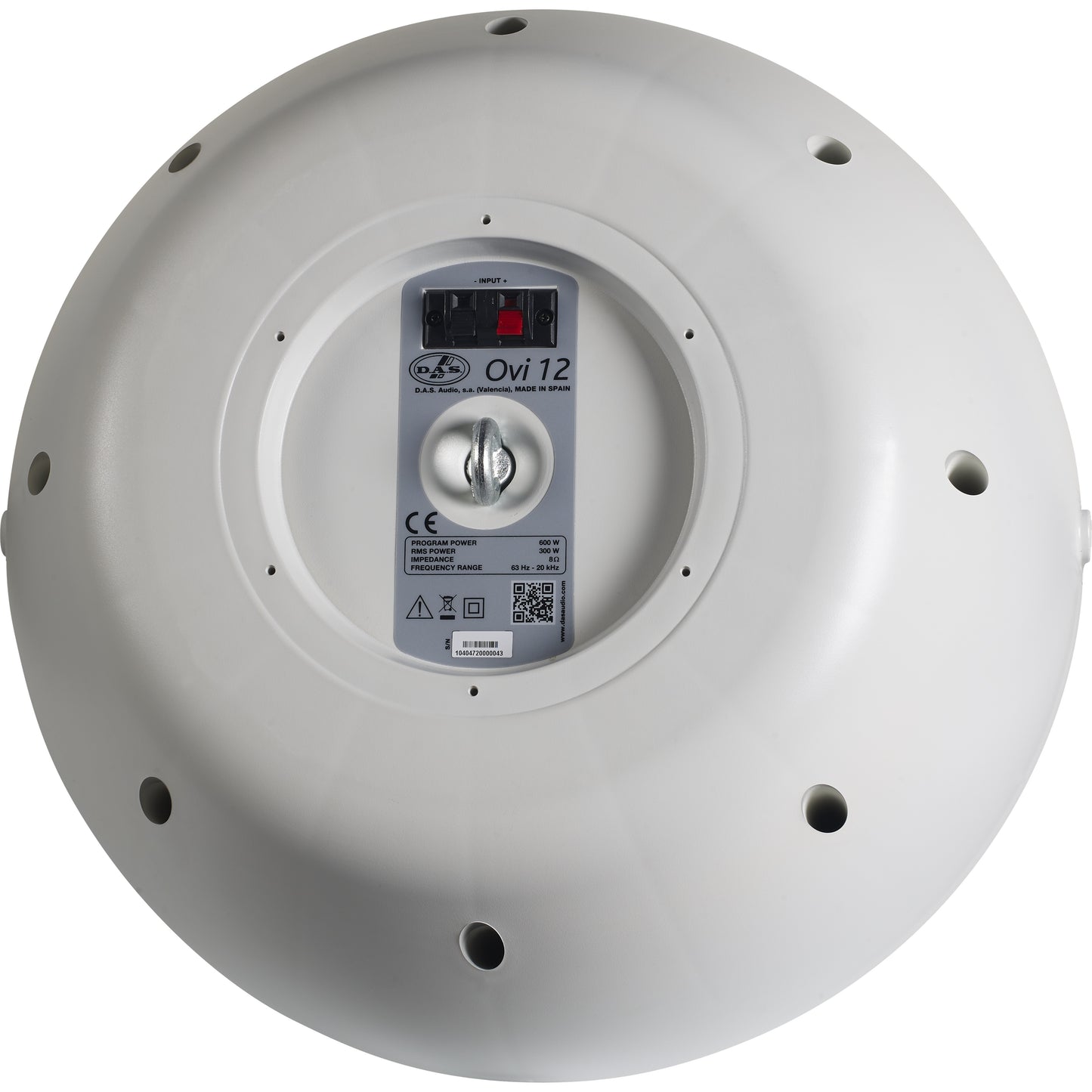 DAS Audio OVI-12 Coaxial Loudspeaker | Without Transformer | None | White