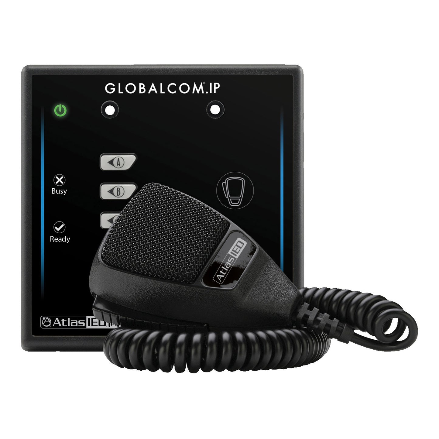 AtlasIED IPCSD4 Dante 4 Button Programmable Digital Microphone Station