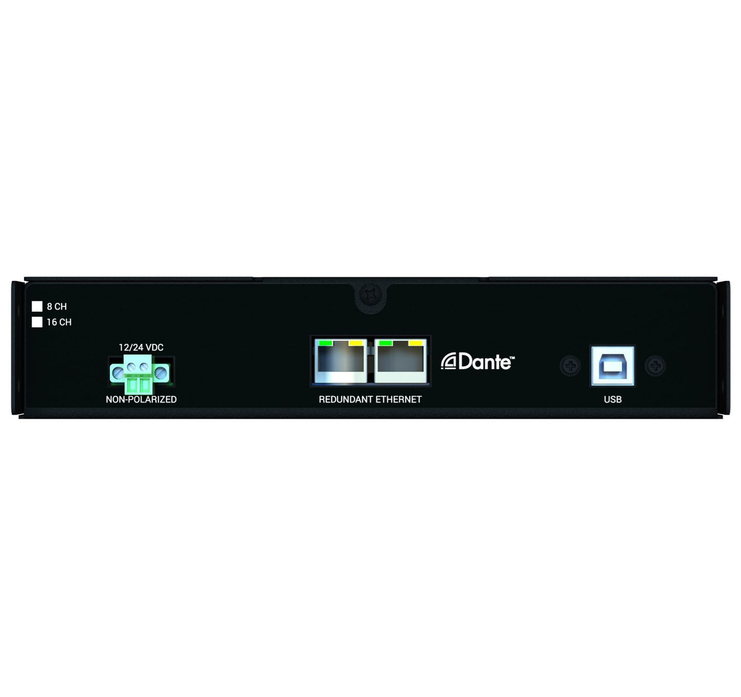 AtlasIED IPUSBD-16 Dante Network Audio Device back