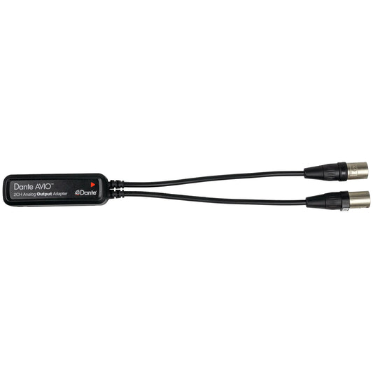 Listen Technologies LA-466 Dante 2-Channel Output XLR Adapter side