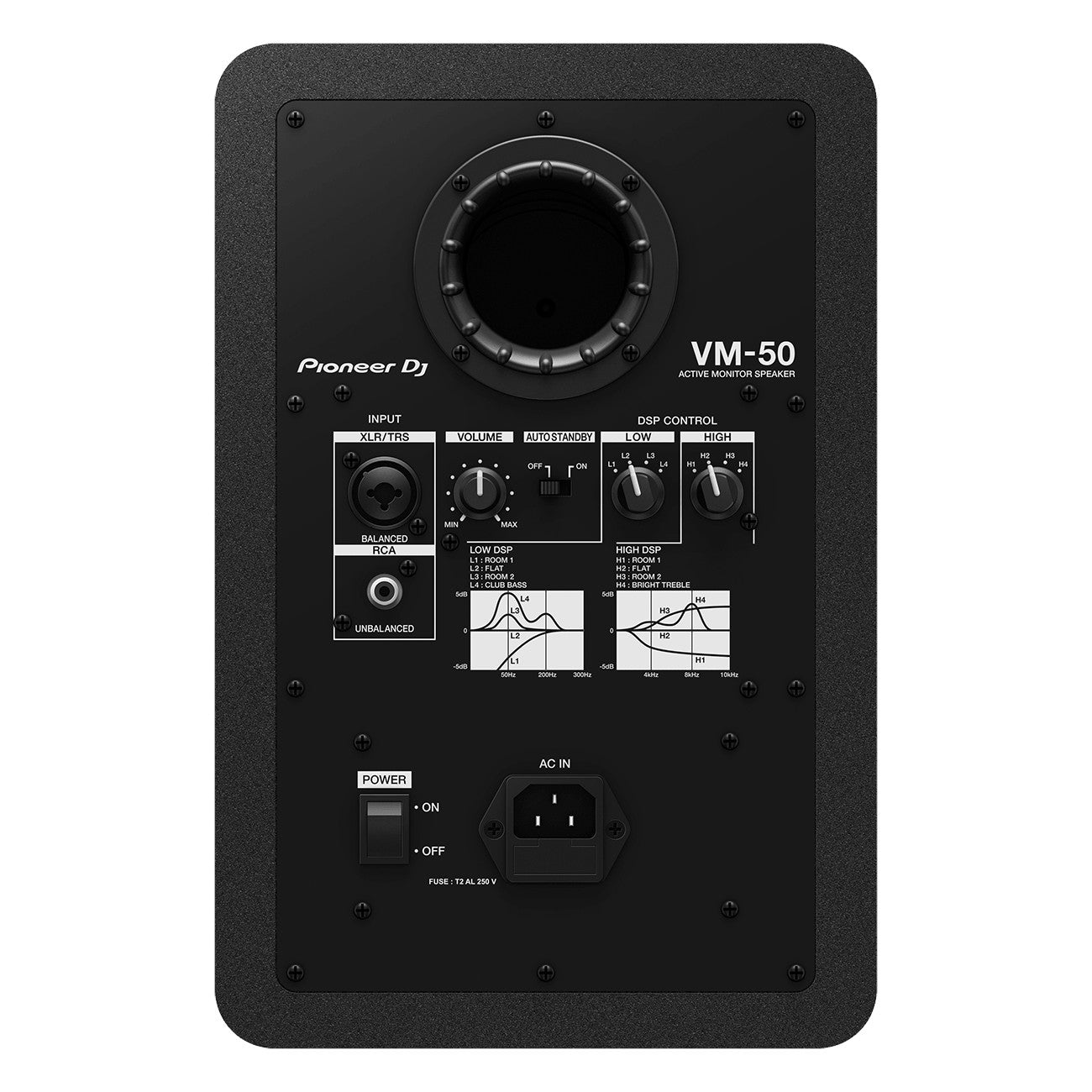 Pioneer DJ VM-50 5.25'' 60W Powered Studio Monitor back