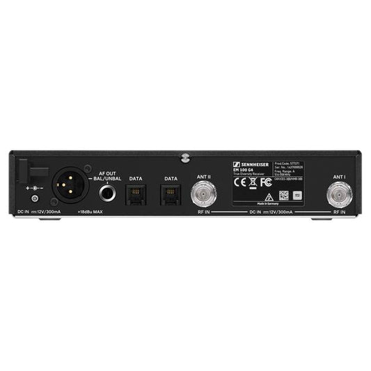 Sennheiser EM 100 G4 True Diversity Half-Rack Receiver back