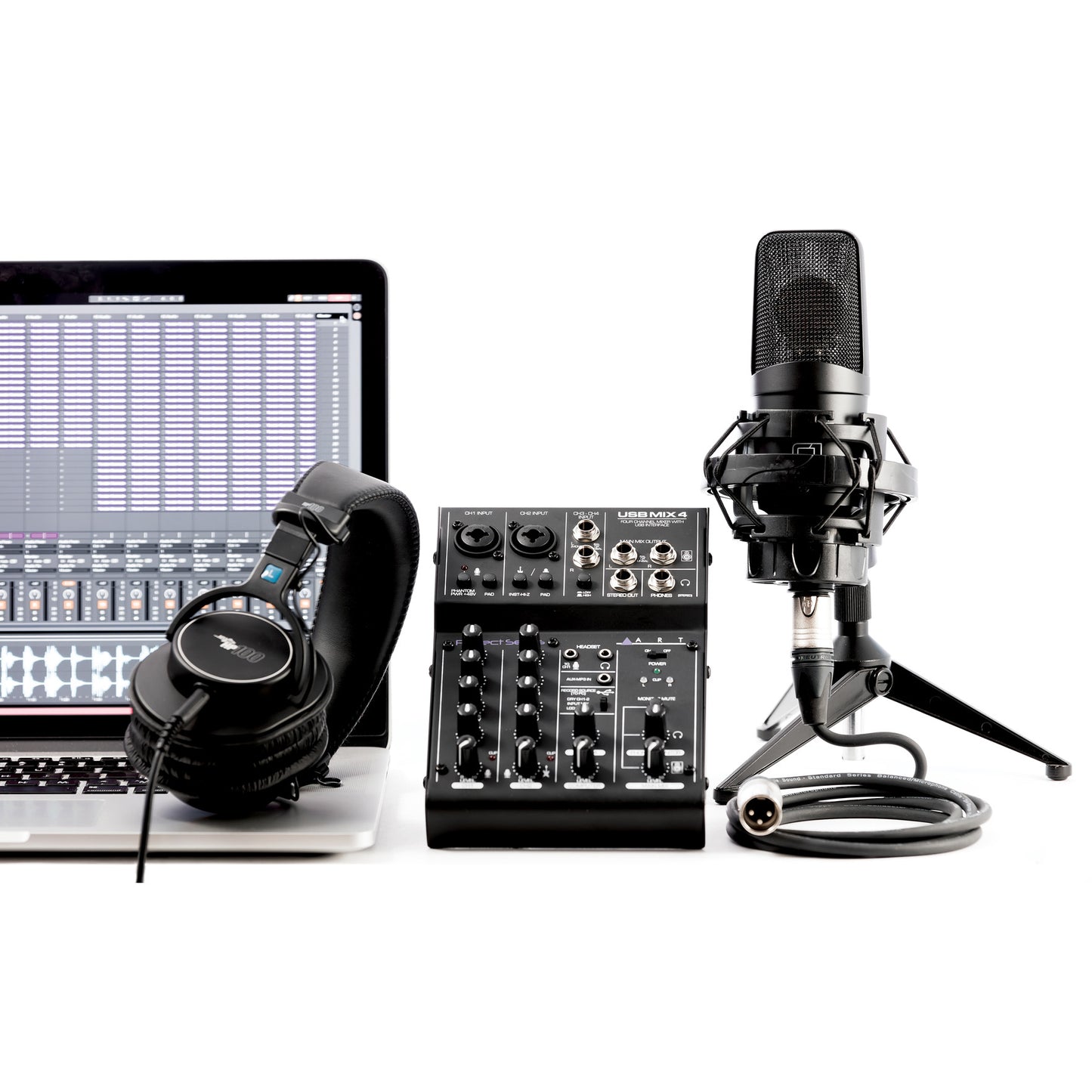 ART USBMix4 4-Channel Mixer / USB Audio Interface lifestyle