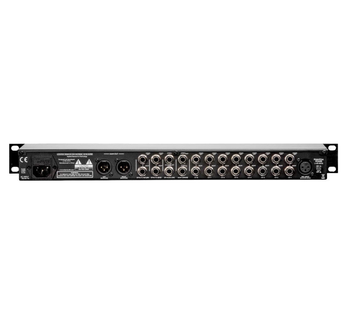 ART MX822 8-Channel Stereo Mic / Line Mixer back