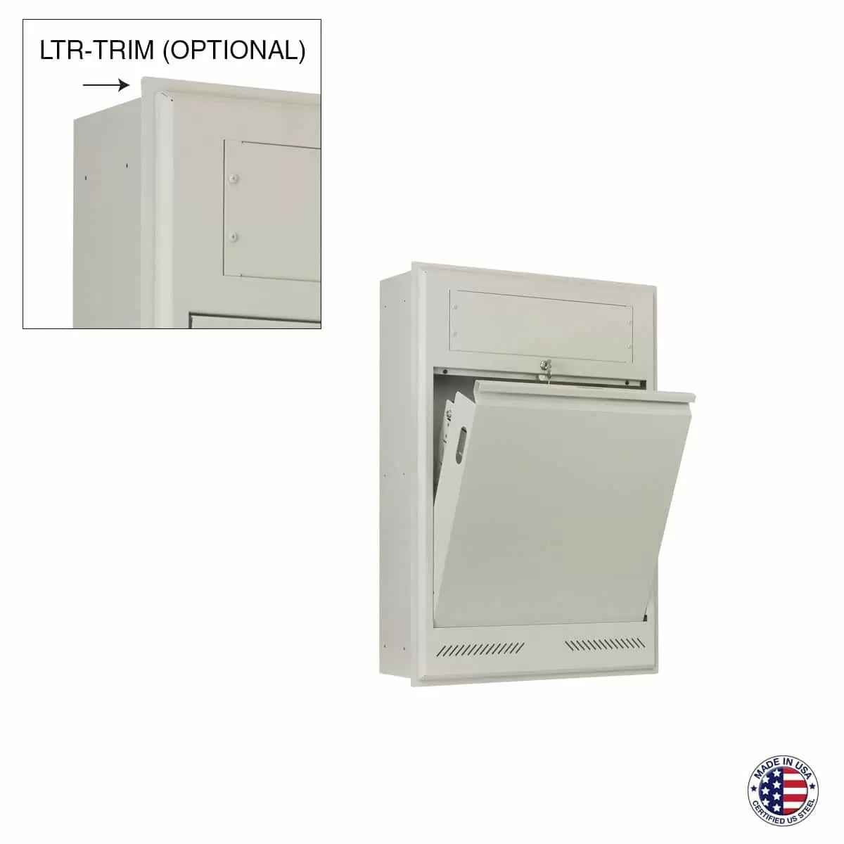 Lowell LTR Series Dual Bay Tilt-Open Wall Rack | 4U