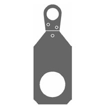 CITTHE 2160 accessory shown in gray silhouette profile view with top mounting ring and circular cutout at base, City Theatrical
