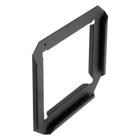 CITTHE 1252 accessory frame adapter angled view showing black square metal gel frame holder with folded retaining edges, City Theatrical