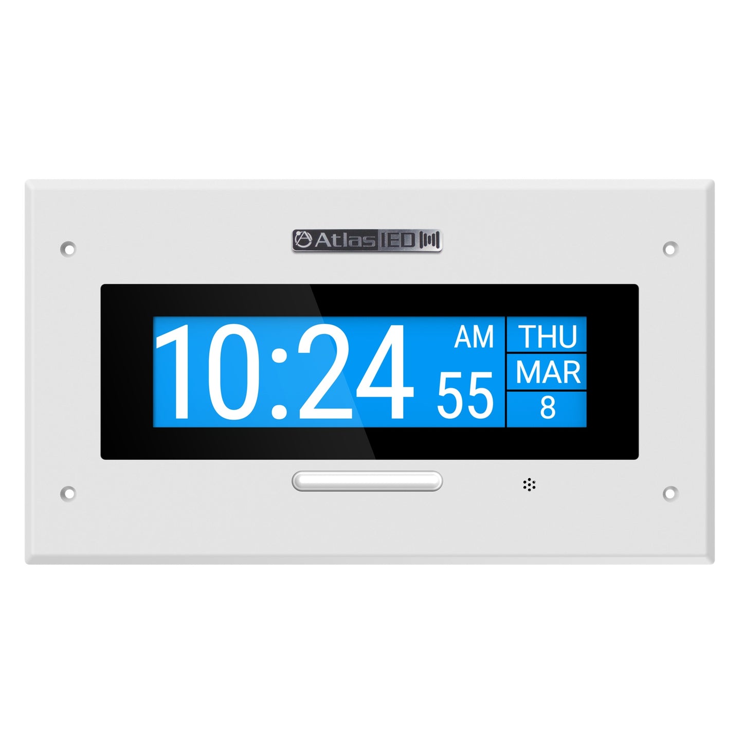 AtlasIED IP-DMF PoE+ Indoor Wall Mount LCD Endpoint With Talkback Mic