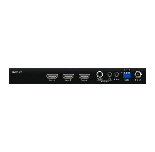 Blustream SW21AB-V2 2-Way 4K HDMI Switch back