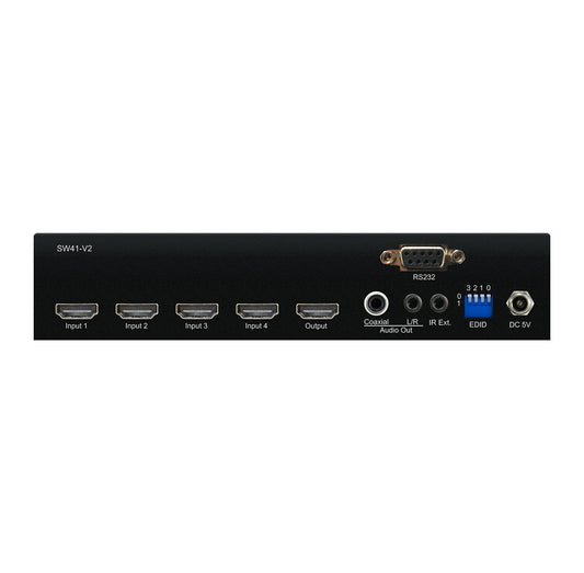 Blustream SW41AB-V2 4-Way 4K HDMI Switch back