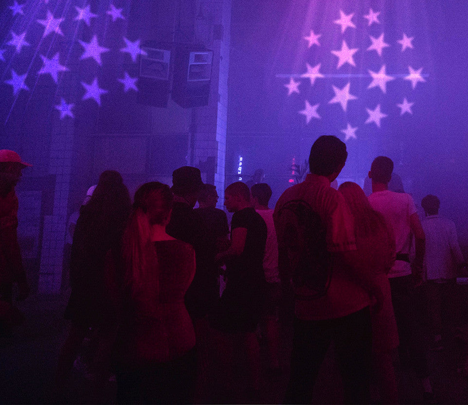 Chauvet DJ Gobo Zoom 2 Gobo Projector stars pattern lifestyle