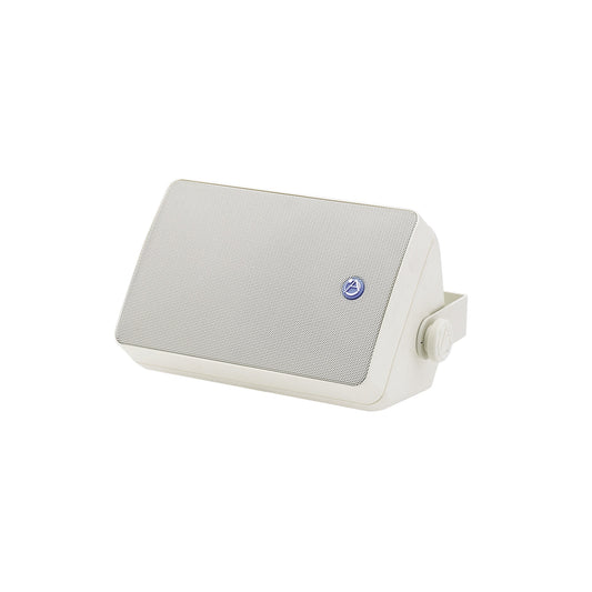 AtlasIED SM52TEN-WH SM52TEN EN54-24 Certified 5.25" 2-Way All Weather Speaker with 30-Watt 70V/100V Transformer | White