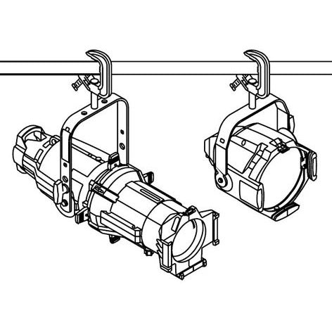 ETC 400CC C-Clamp Lighting Mount | Black