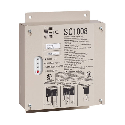 ETC SC1008 Emergency Lighting Transfer Switch NEMA 1