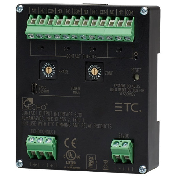 ETC ECOI Echo Contact Output Interface DIN Mount