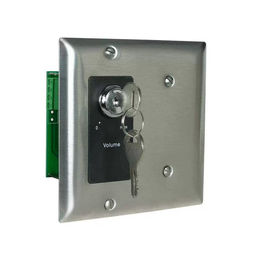 Lowell KL200-DSB 200W Mono 70V Volume Control With Key Switch