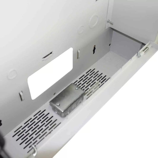 Lowell LTCR Series 3U+3U Dual Bay Wall Rack Controlled Release | Recessed