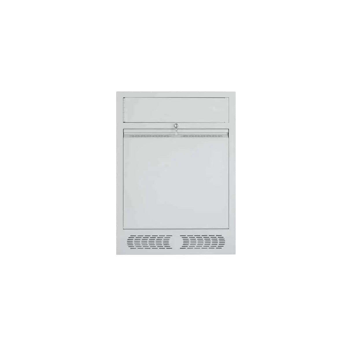 Lowell LTCR Series 3U+3U Dual Bay Wall Rack Controlled Release | Surface Mount