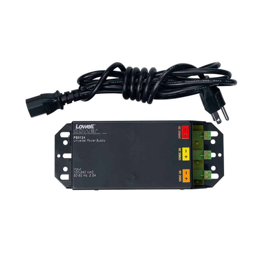Lowell PS5124 Triple-Output Universal Power Supply For AV Install