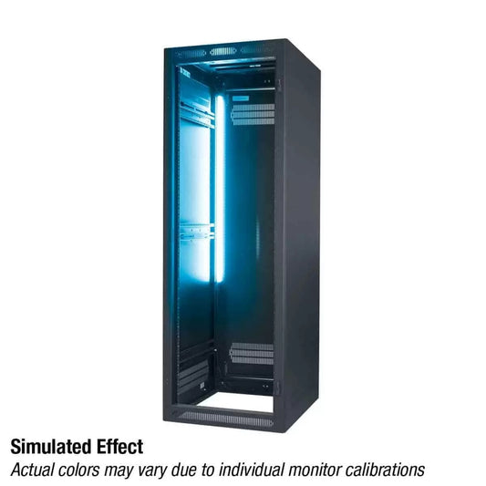 Lowell RLB Vertical-Mount Rack Light Bars LED Kit | 40" | Blue | Rocker
