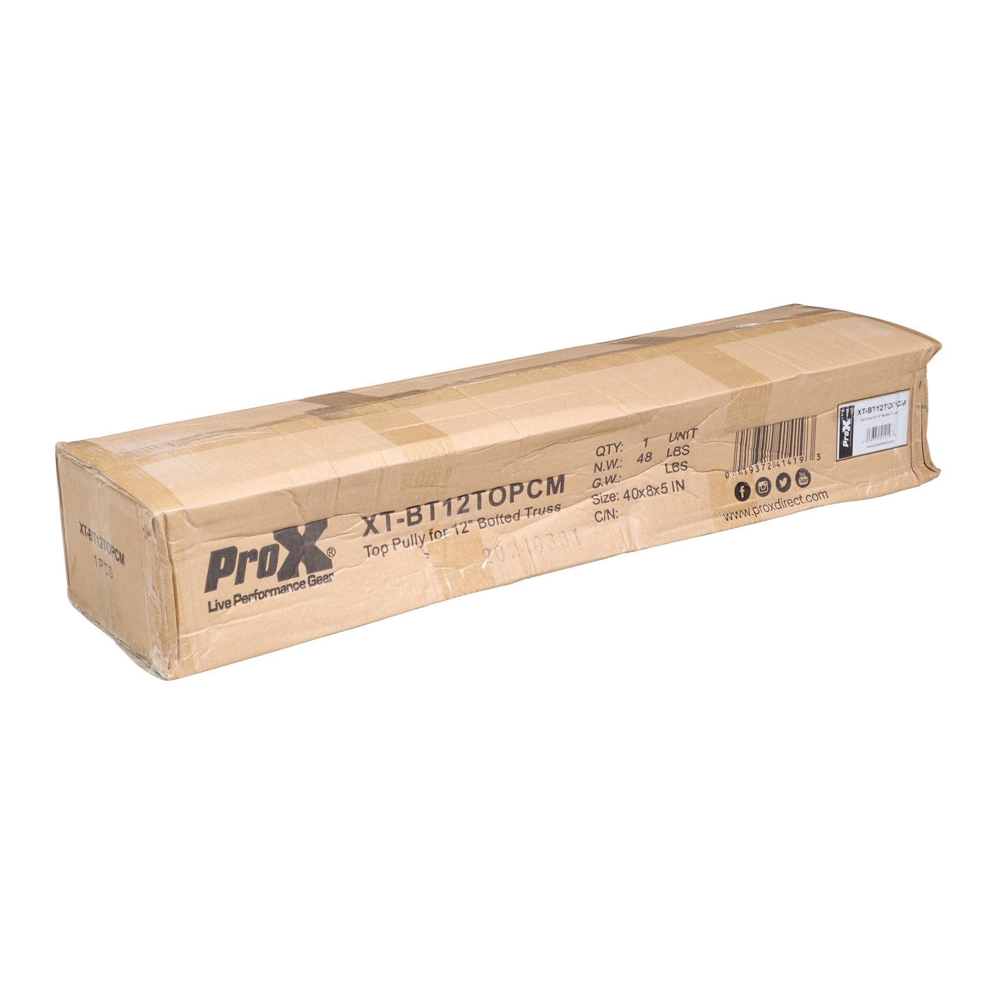 ProX XT-BT12TOP Top Truss Section For BT-Series 12" Bolted Segment