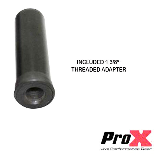 ProX Subwoofer Speaker Pole Adjustable Steel M20 and 1 3/8" Mount | 2-Pack