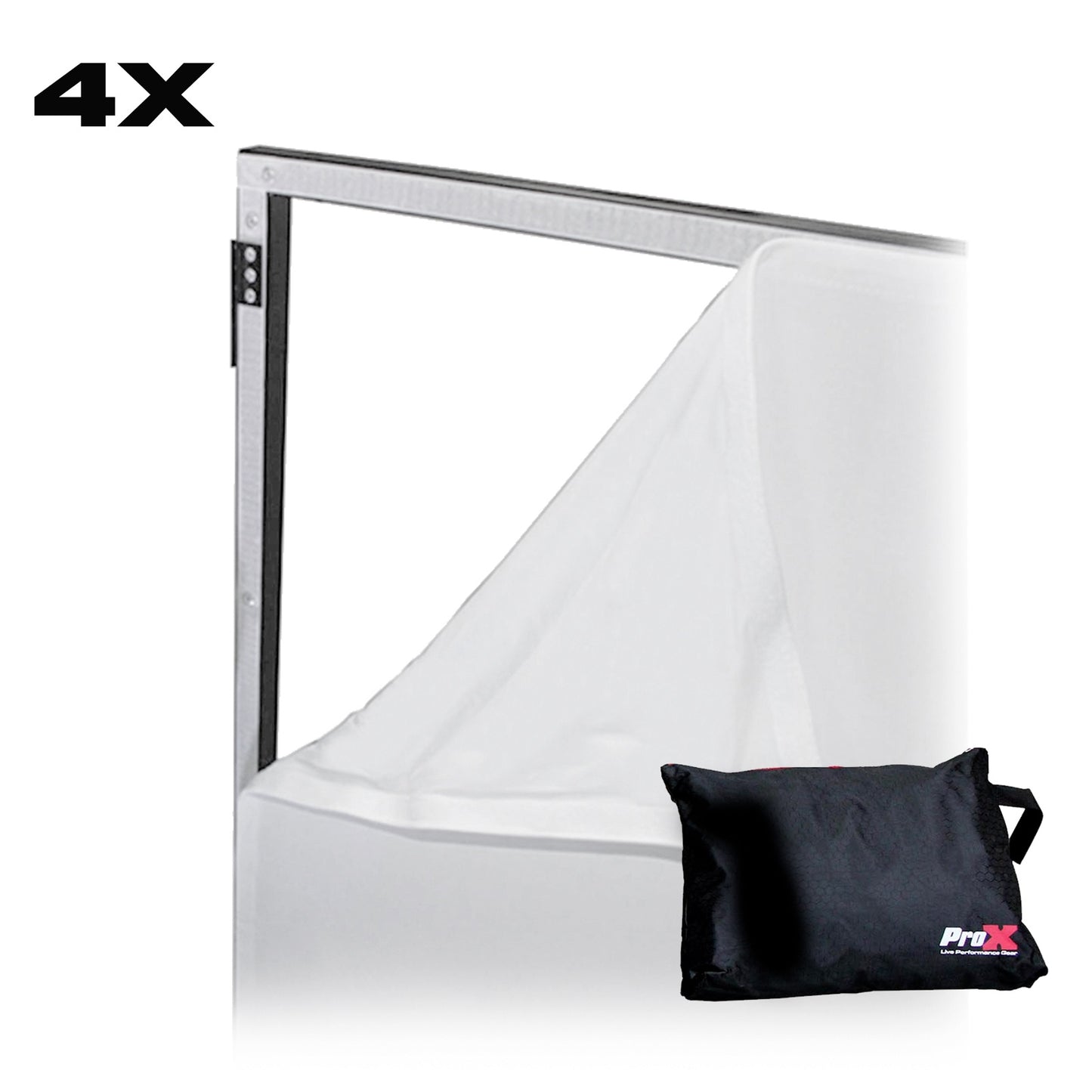 ProX Facade Replacement Scrim Kit Four Panel Spandex Scrims | White