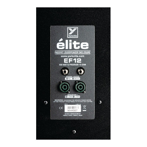 Yorkville EF12 12-Inch Passive Speaker back