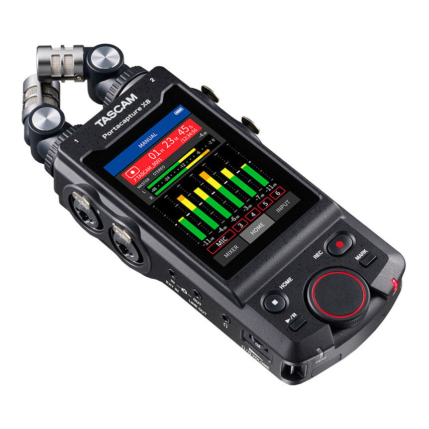 TASCAM Portacapture X8 Multi-Track Handheld Recorder – SoundPro