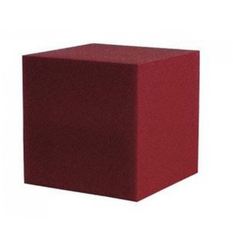AURACO 12CUBEBUR CornerFill Cube 12" Bass Control Studiofoam (Pair, Burgundy)