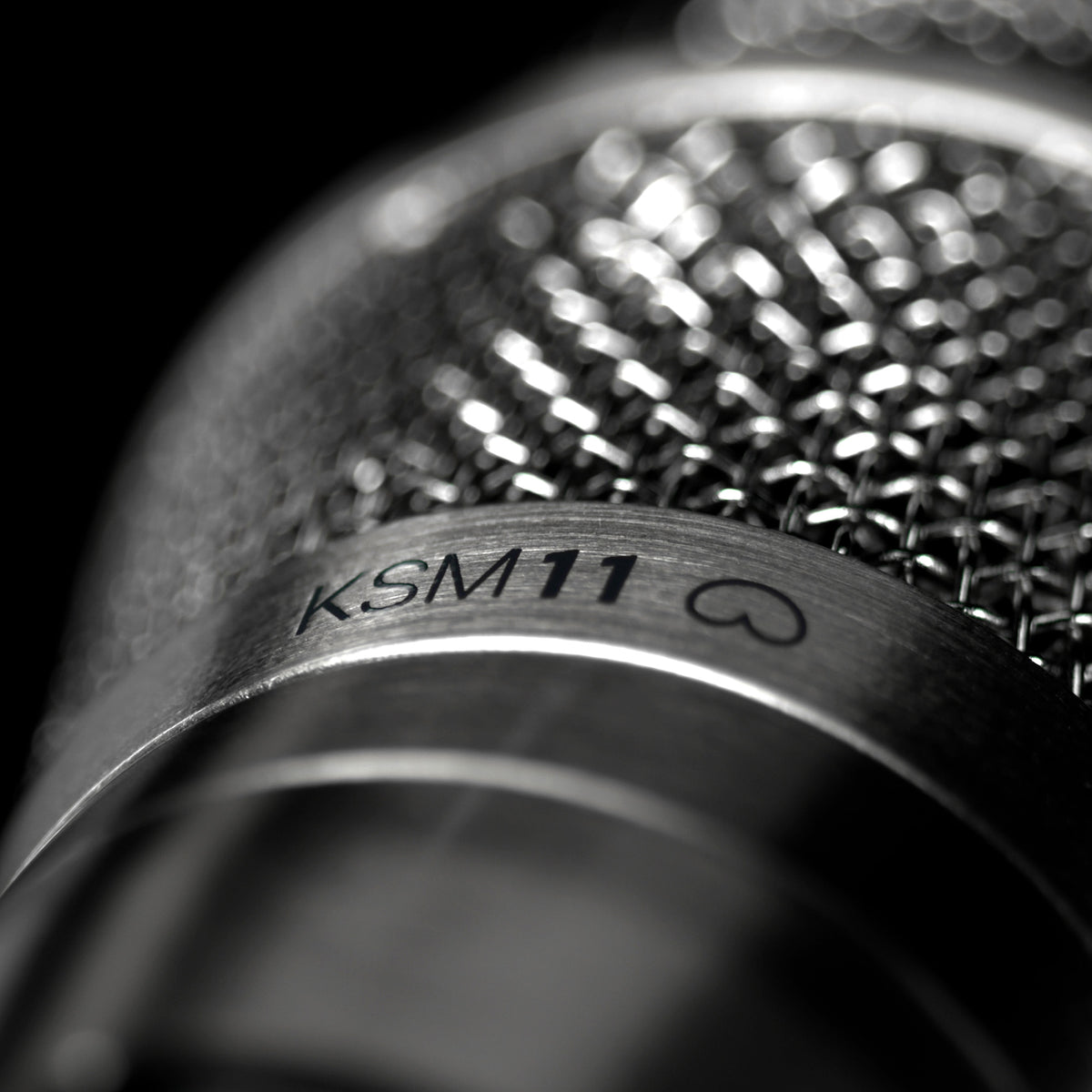 Shure KSM11 Wireless Condenser Microphone Capsule nickel lifestyle