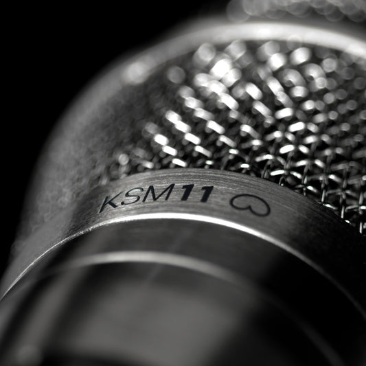 Shure KSM11 Wireless Condenser Microphone Capsule nickel lifestyle